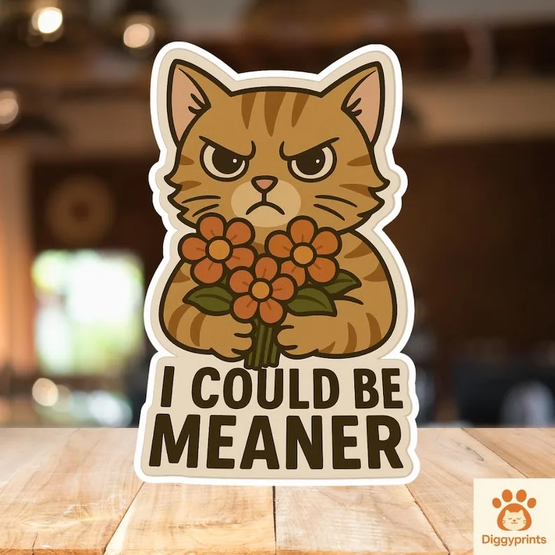 Pet portrait sticker