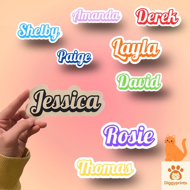 Business Labels sticker example