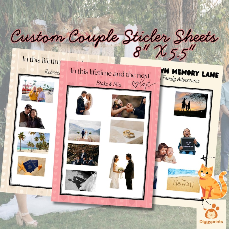 Caricatures sticker example