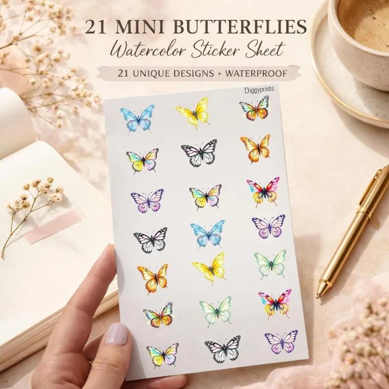Holographic sticker sheet